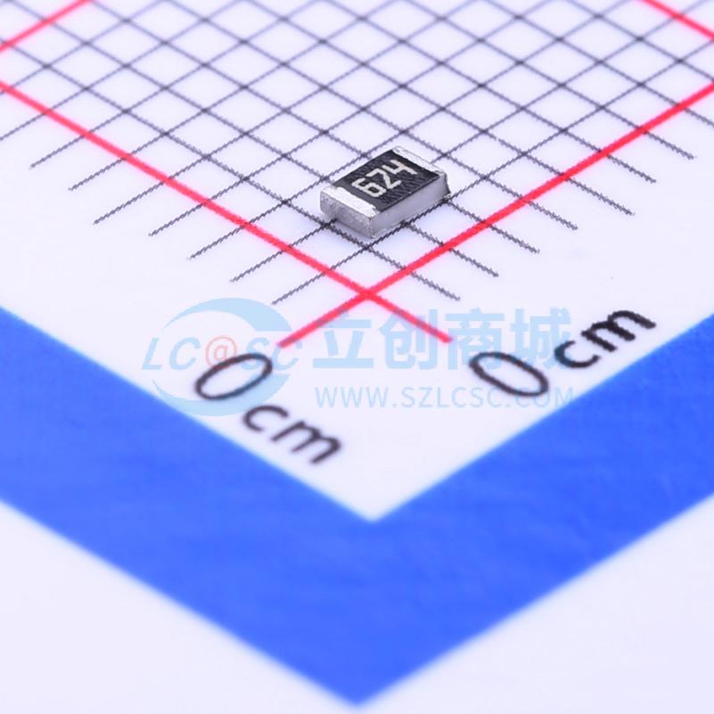 点击查看大图 RC0805JR-07620KL实物图