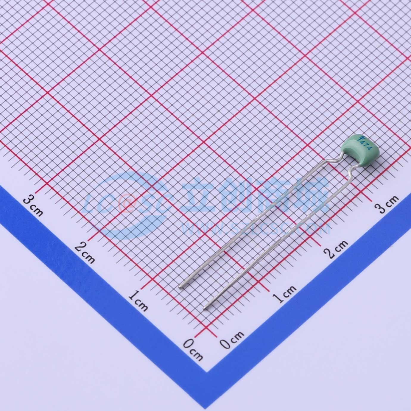 点击查看大图 CT4-1206-2F4-63V-0.47uF-M实物图