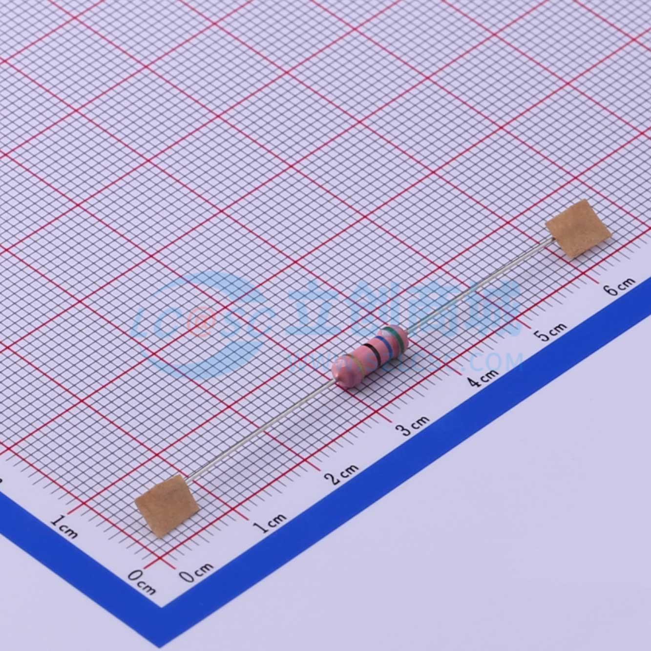 点击查看大图 CR1WS-56Ω±5%-2T52实物图