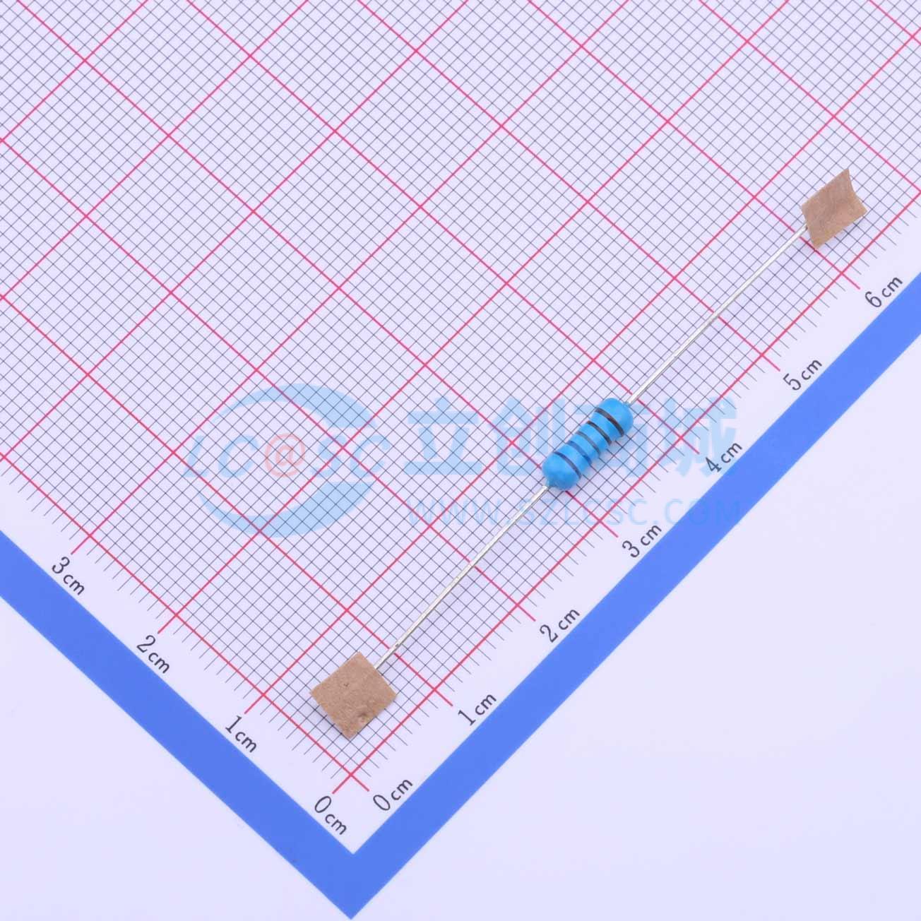 点击查看大图 RN1/2W7.68KΩFT/BA1实物图