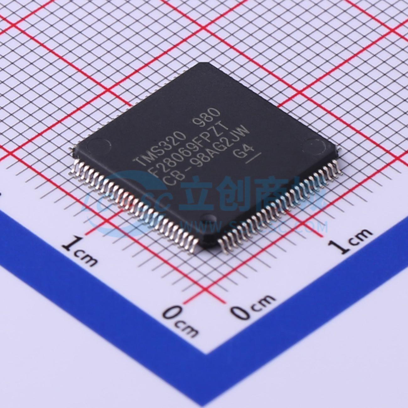 点击查看大图 TMS320F28069FPZT实物图