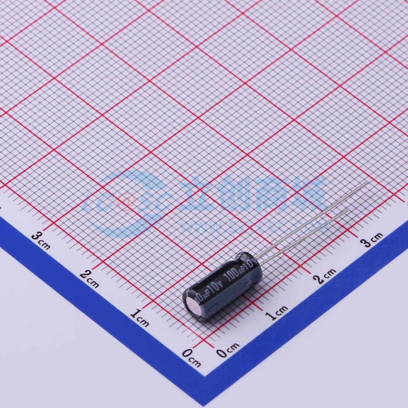 点击查看大图 UHE1A101MDD实物图