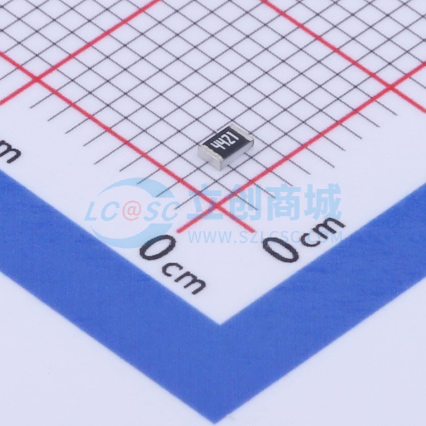 点击查看大图 RC0805DR-074K42L实物图