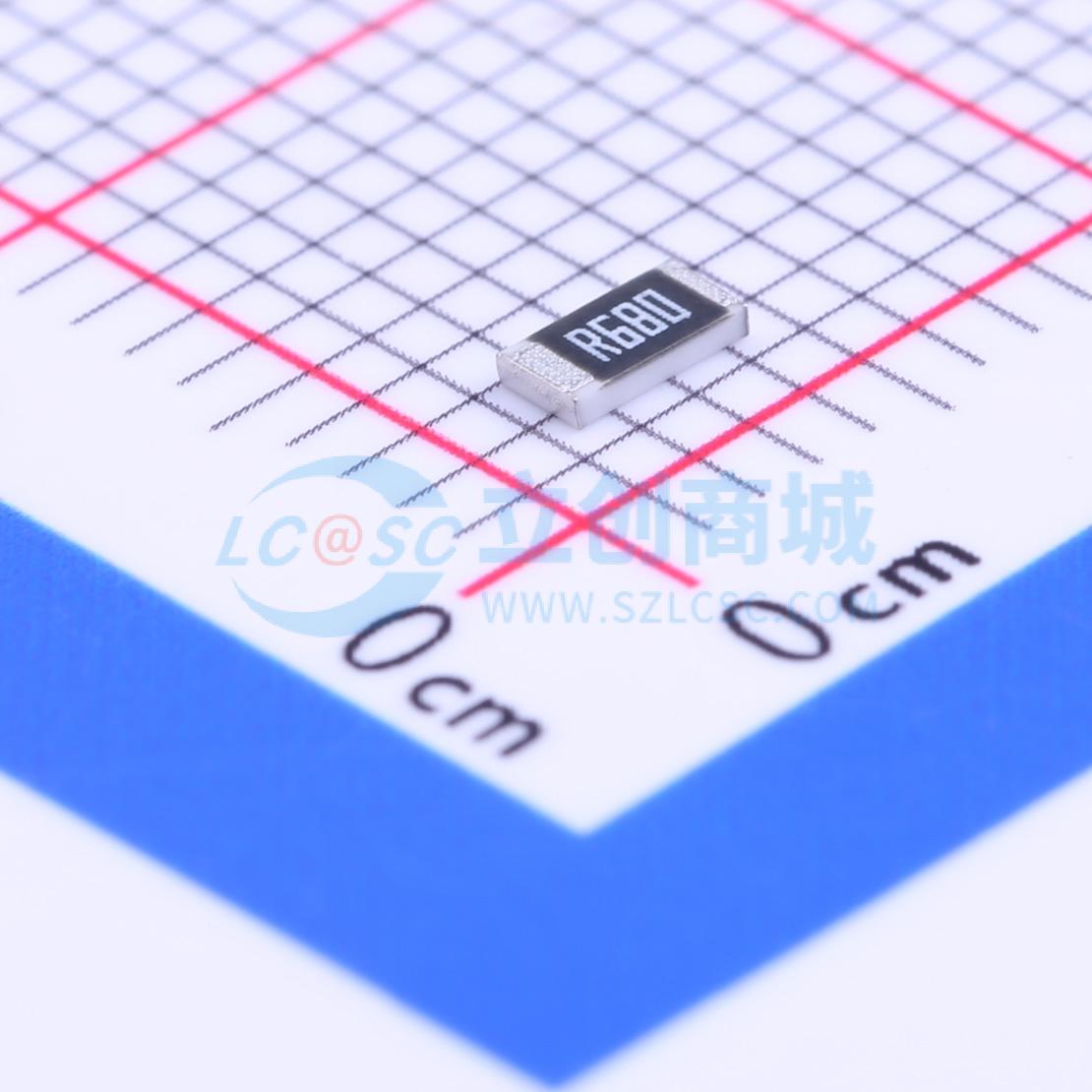 点击查看大图 CRH1206FR680P05Z实物图