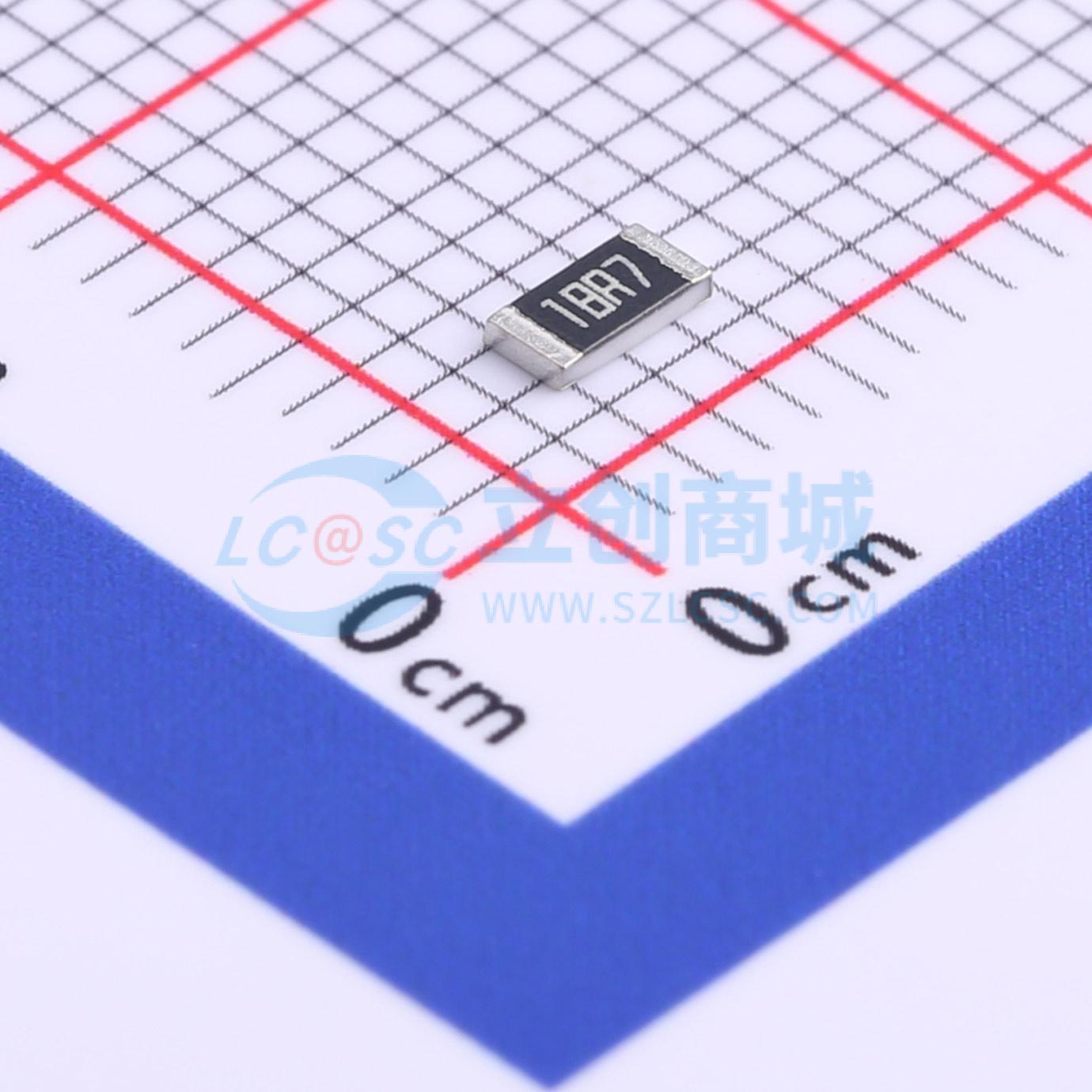 点击查看大图 RC1206FR-0718R7L实物图