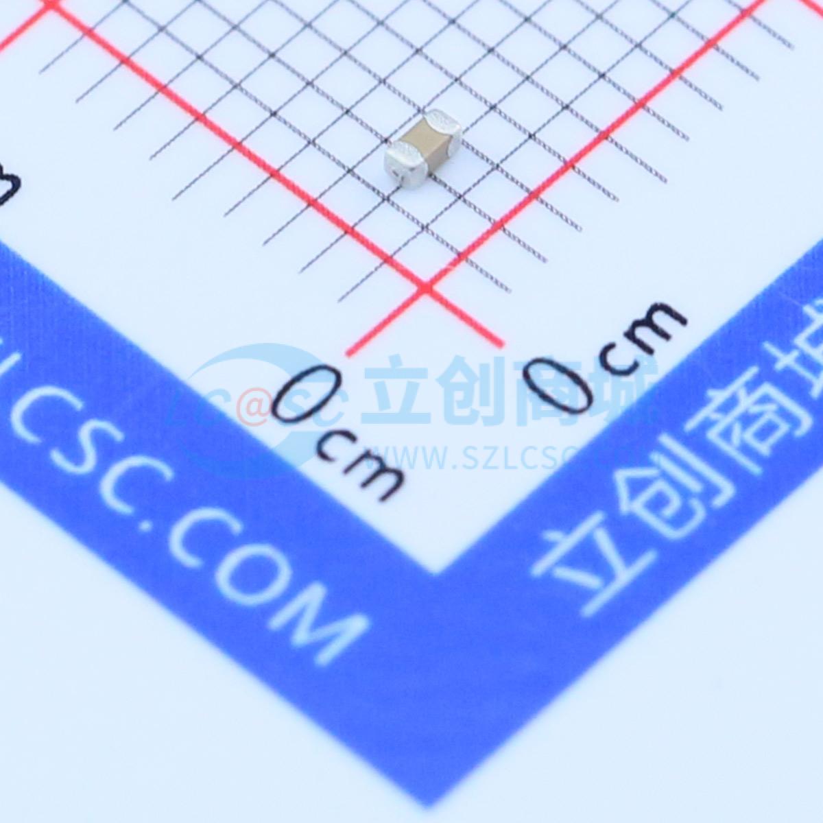 0603B181K500NT实物图