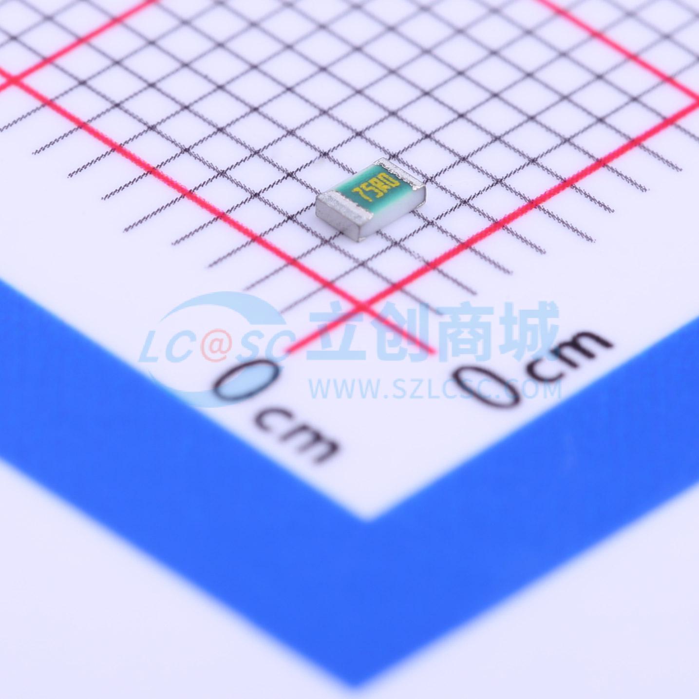 点击查看大图 RN732ATTD75R0B25实物图