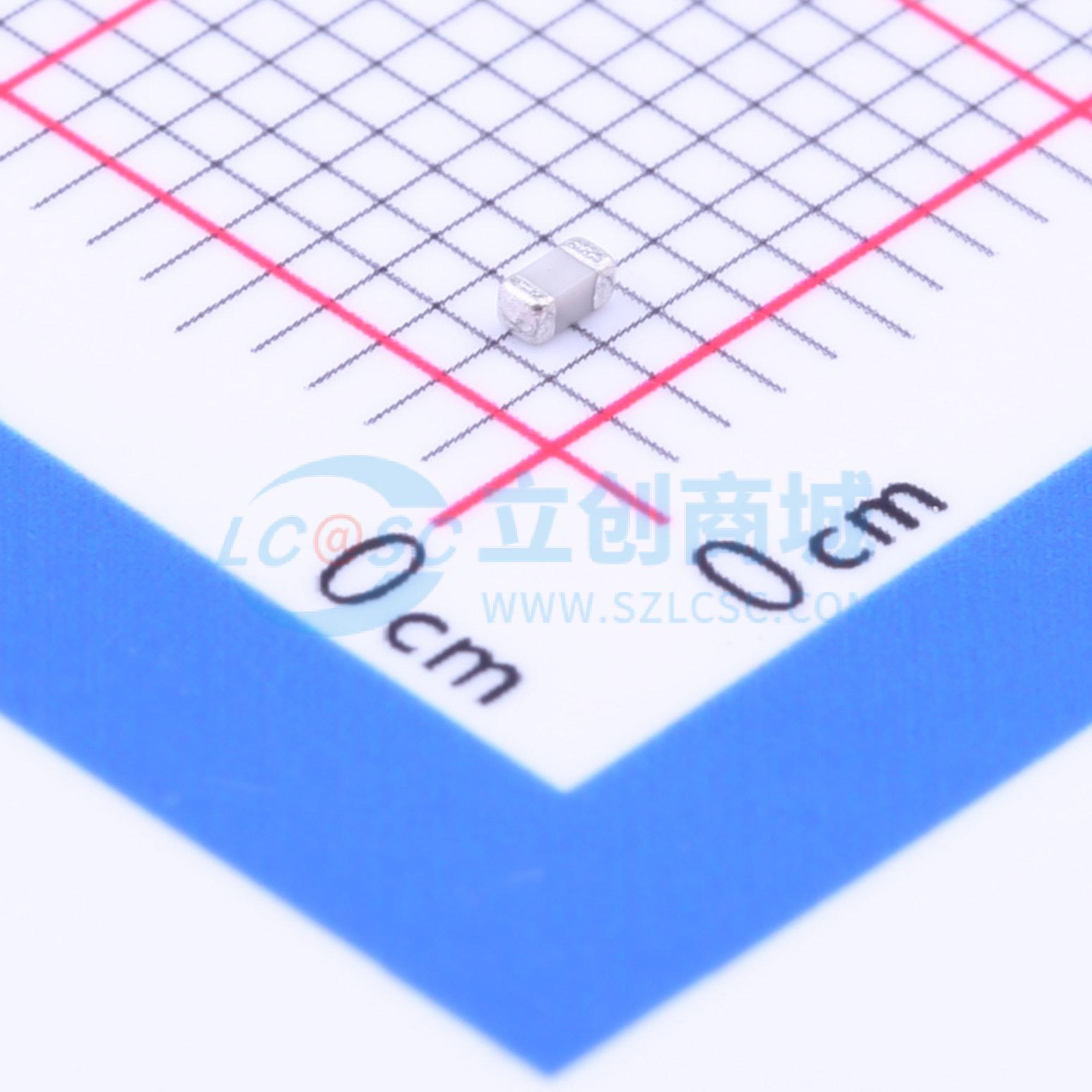 点击查看大图 0603N130J500CT实物图