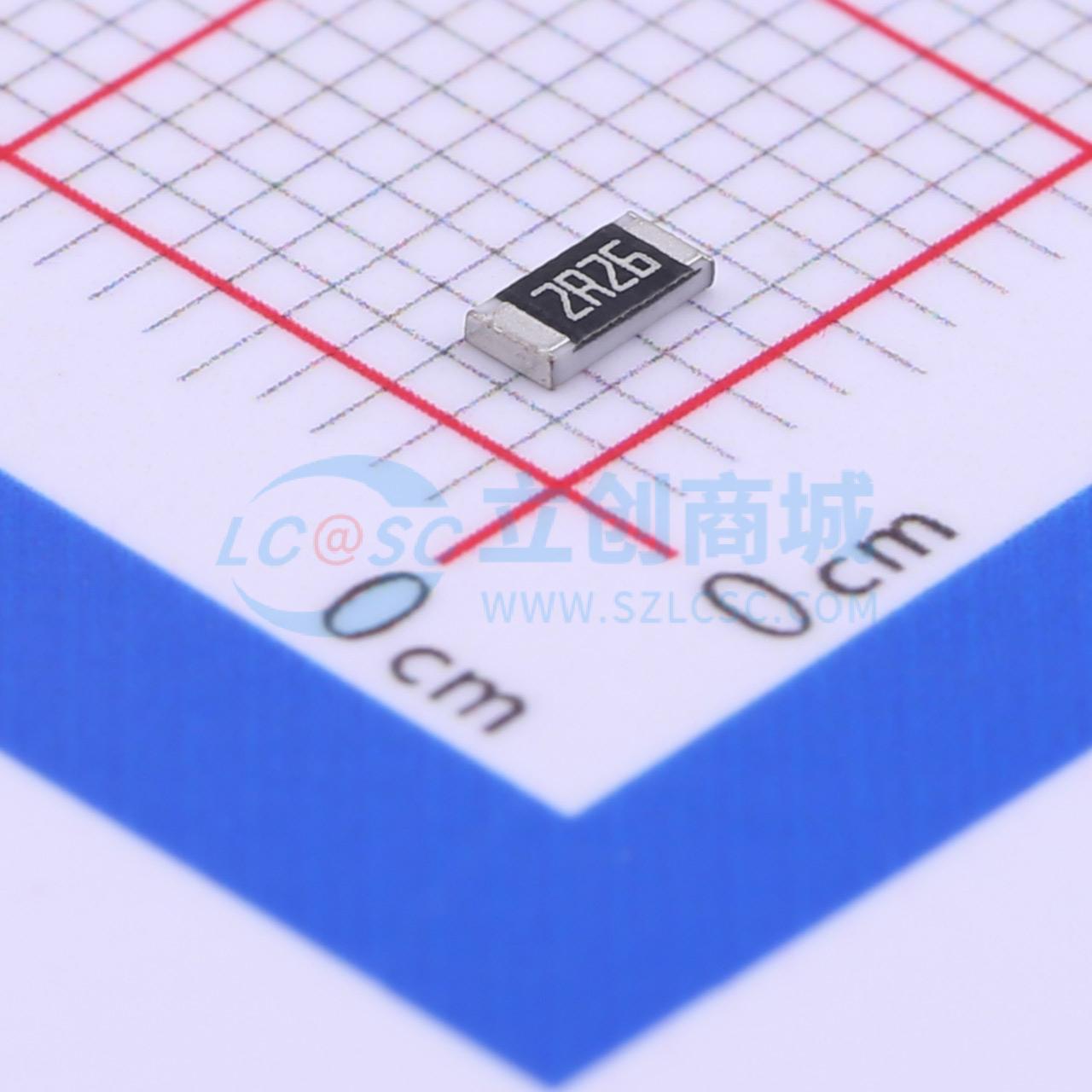 点击查看大图 RC1206FR-072R26L-S实物图