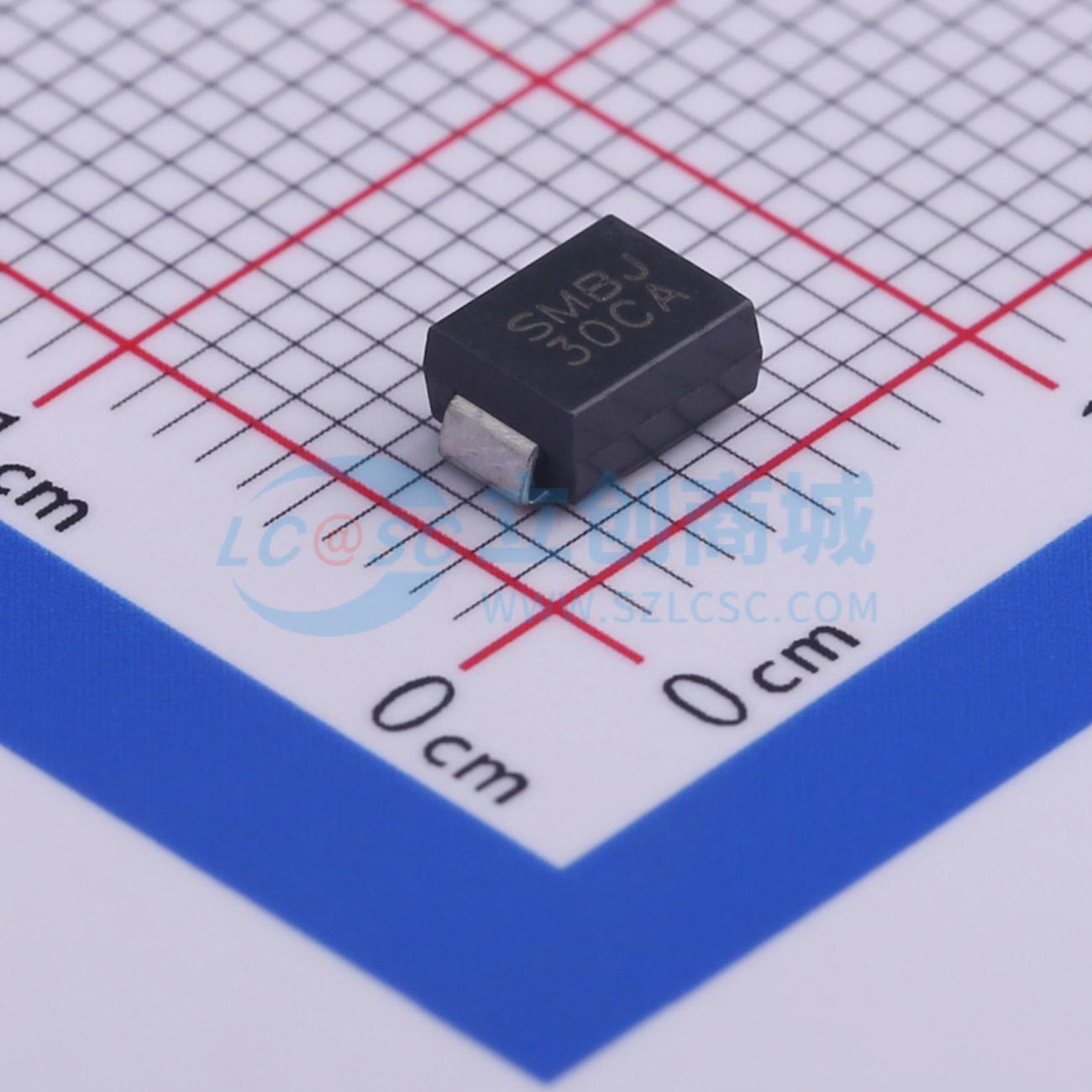 点击查看大图 SMBJ30CA实物图