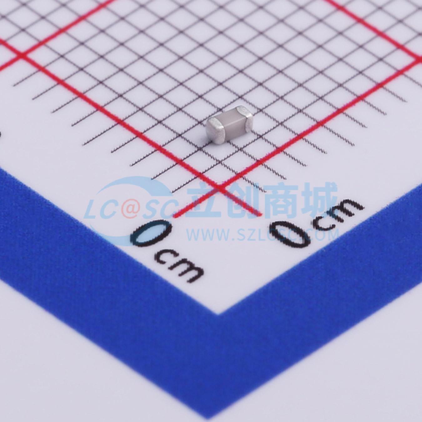 点击查看大图 0603N101J250CT实物图