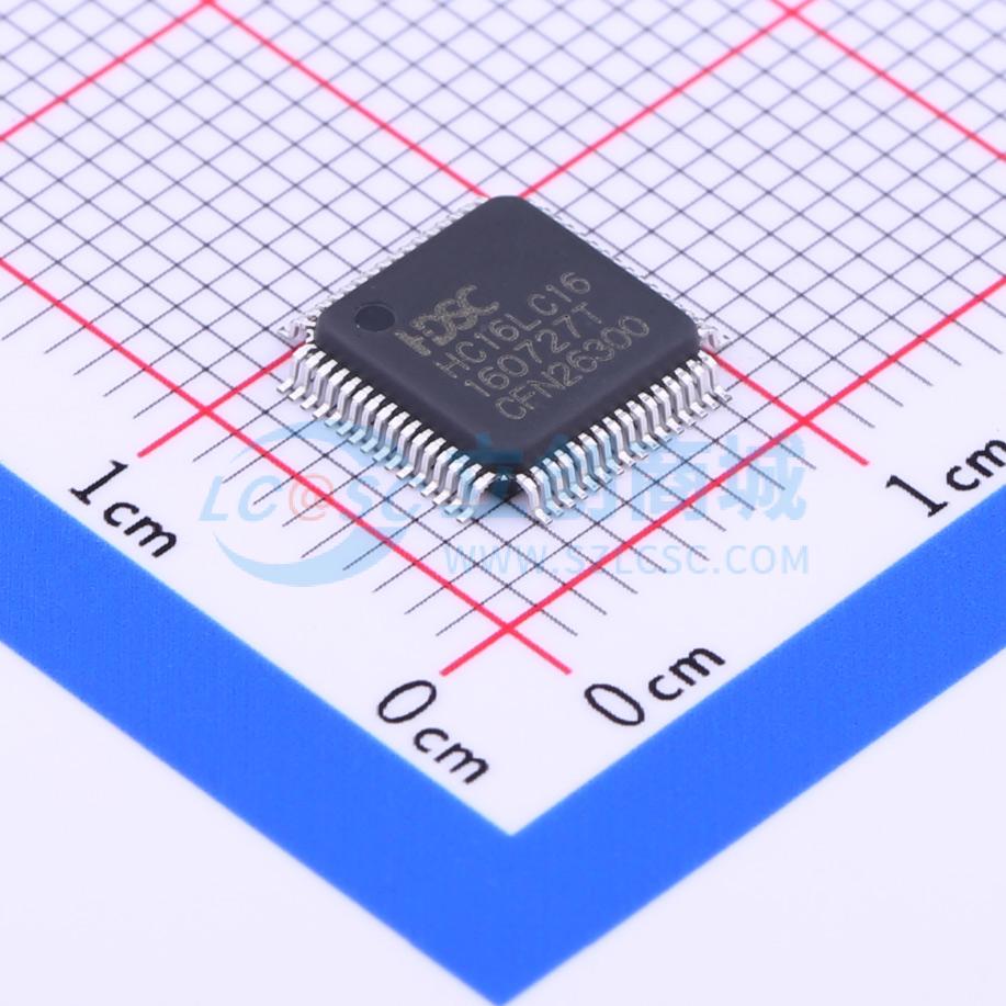 点击查看大图 HC16LC16K6TA-LQ64实物图