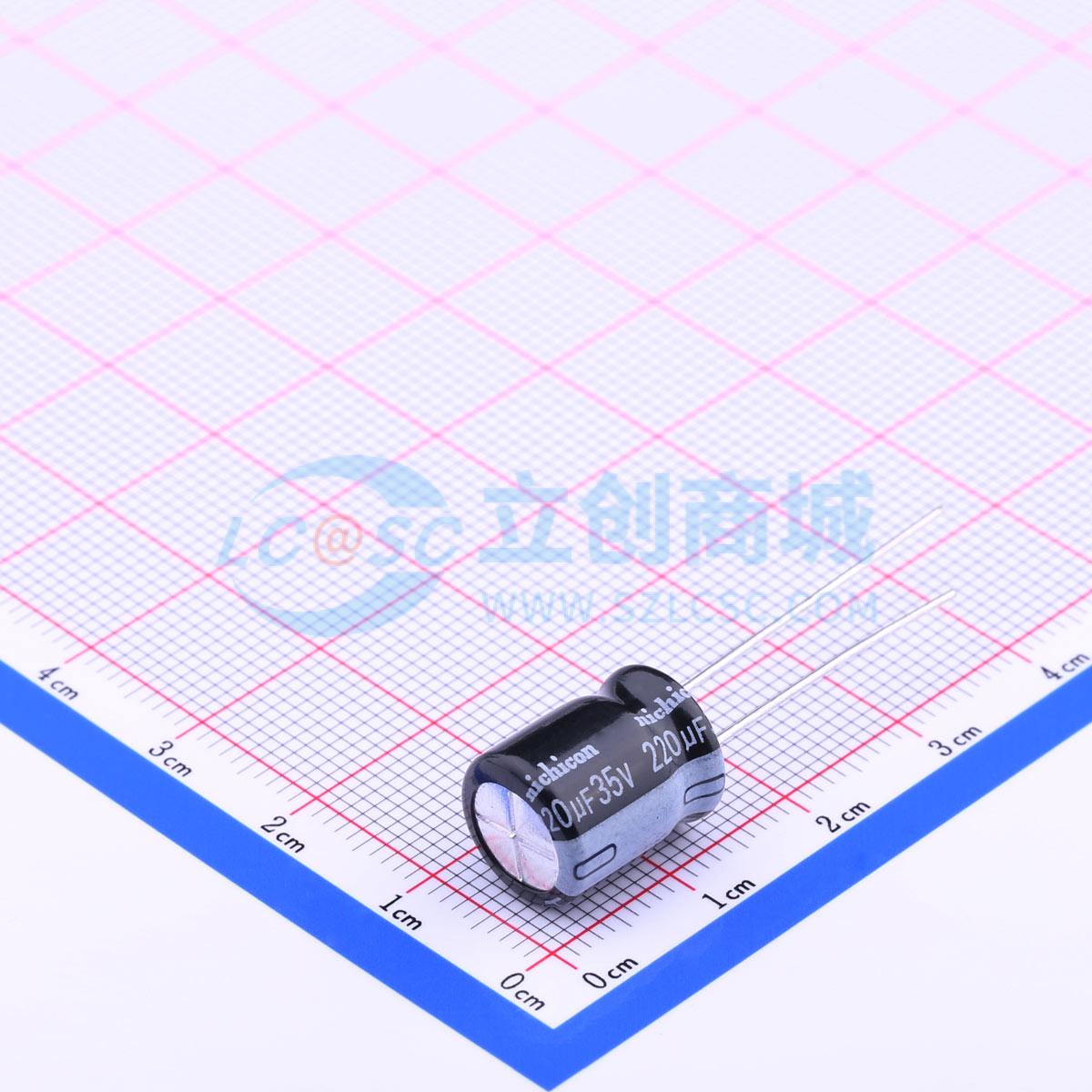 点击查看大图 UHE1V221MPD6实物图