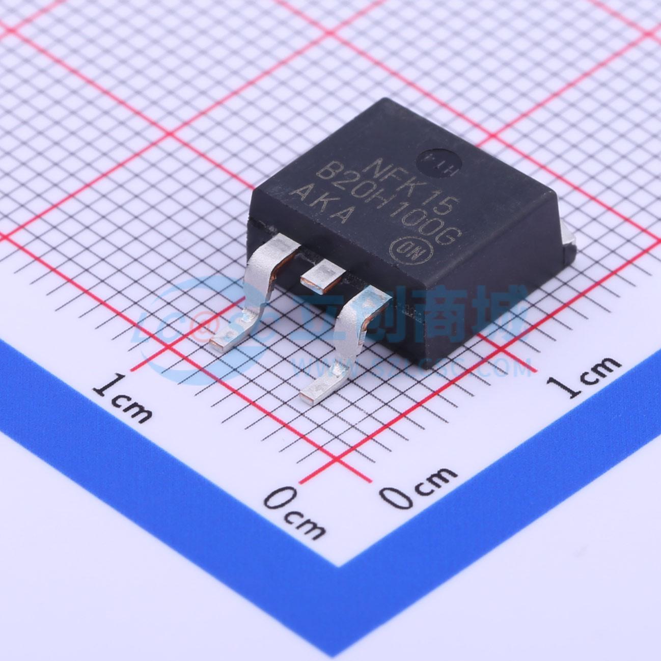 点击查看大图 MBRB20H100CTT4G实物图