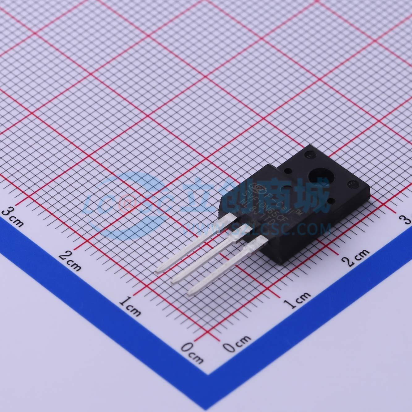 点击查看大图 SVF10N65CF实物图