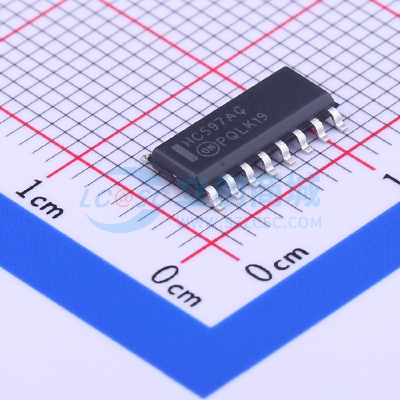 点击查看大图 MC74HC597ADR2G实物图