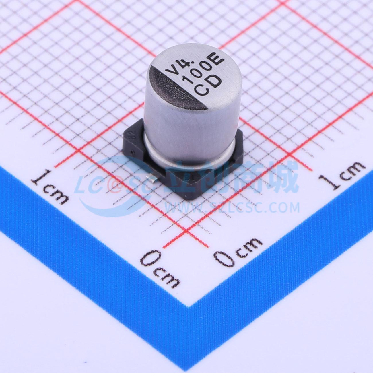 UCD1E101MCL1GS实物图