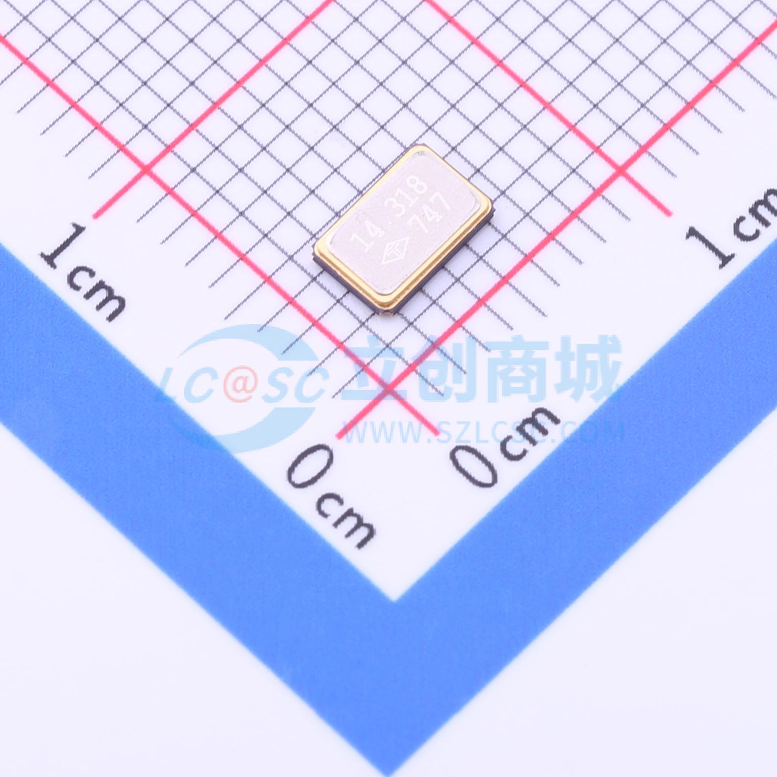 点击查看大图 XVHCELNANF-14.318MHZ实物图