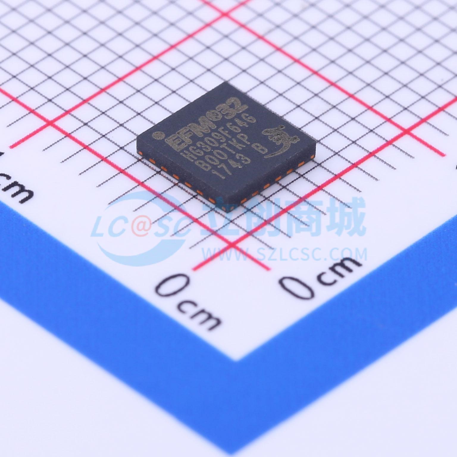 点击查看大图 EFM32HG309F64G-B-QFN24实物图