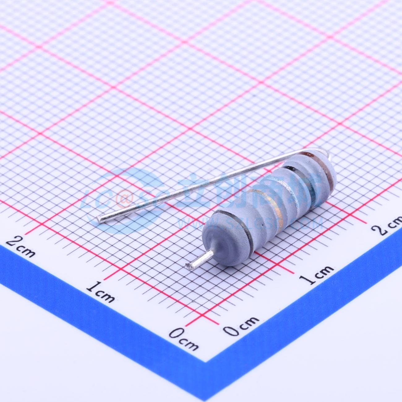 点击查看大图 KNP2W-0.1Ω±5% F型实物图
