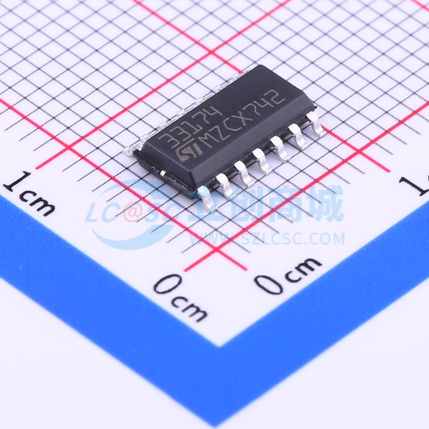 点击查看大图 MC33174DT实物图