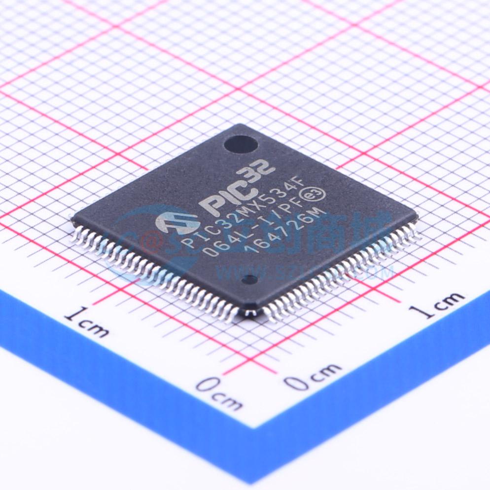 点击查看大图 PIC32MX534F064L-I/PF实物图