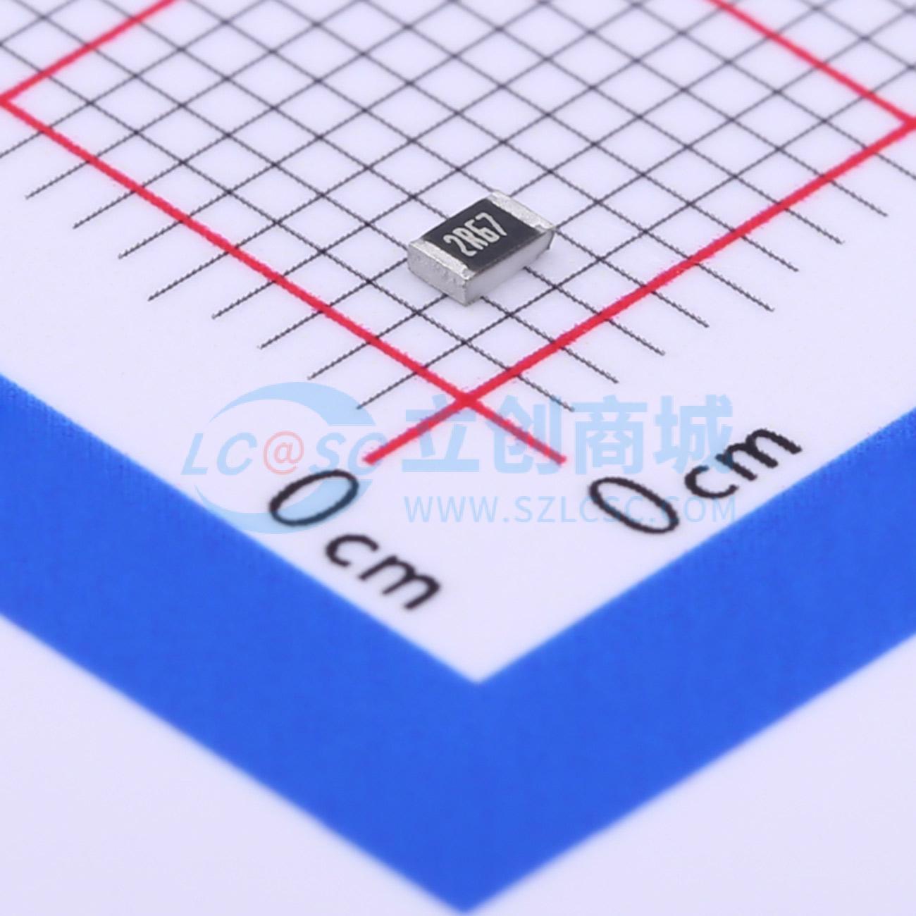 点击查看大图 0805W8F267KT5E实物图