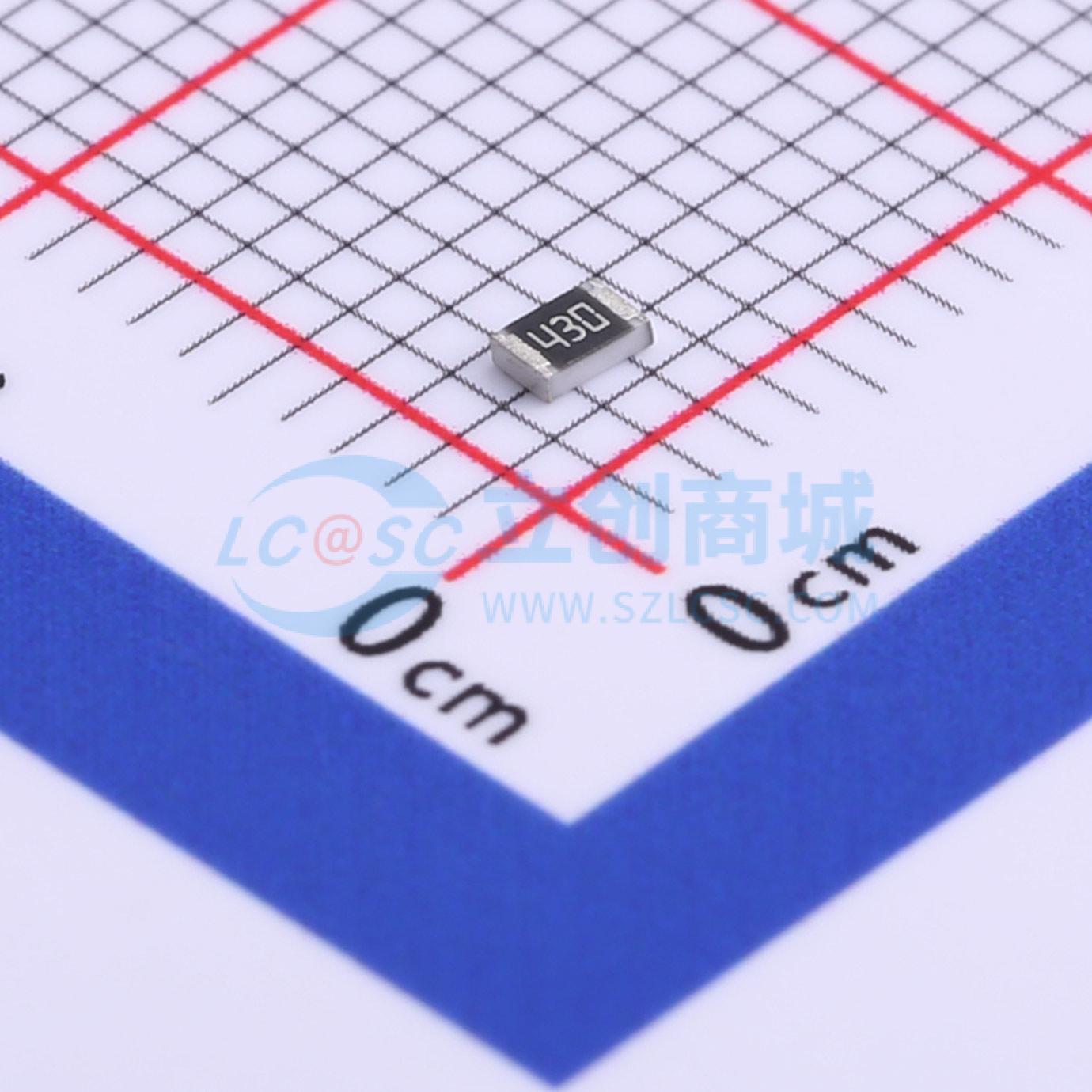 点击查看大图 0805W8J0430T5E实物图