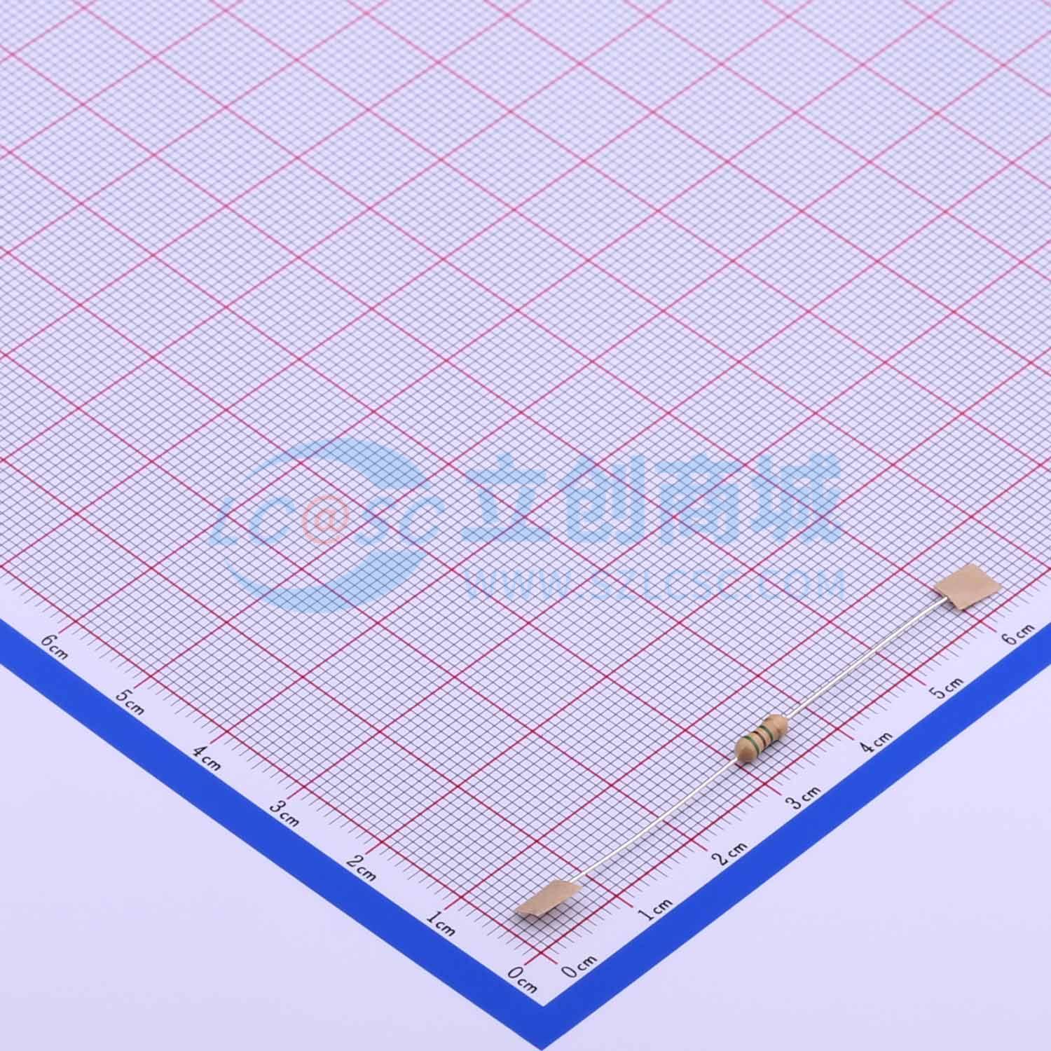 点击查看大图 RD 1/4W 5M1 J T/B A1实物图