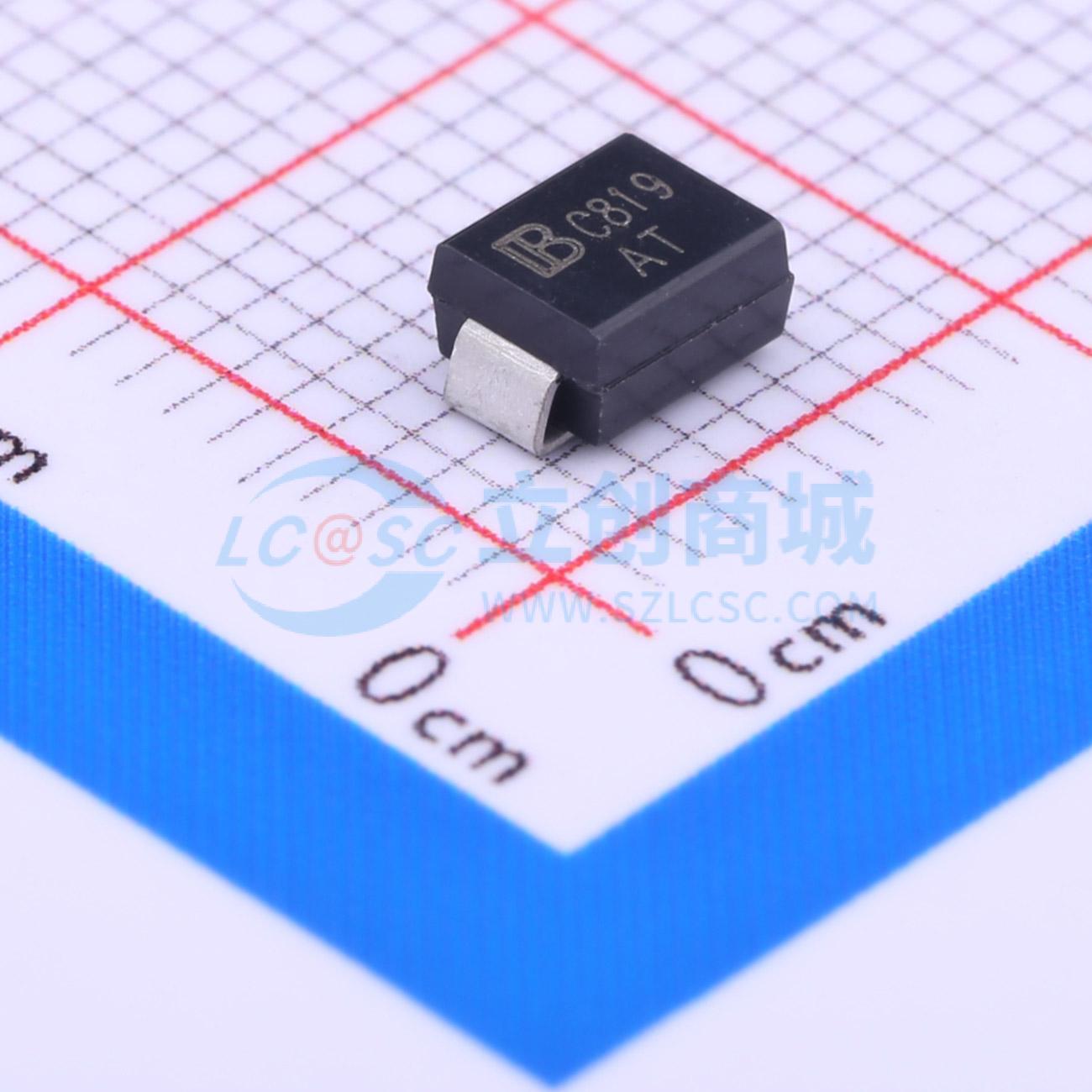 点击查看大图 SMBJ8.5CA/TR13实物图