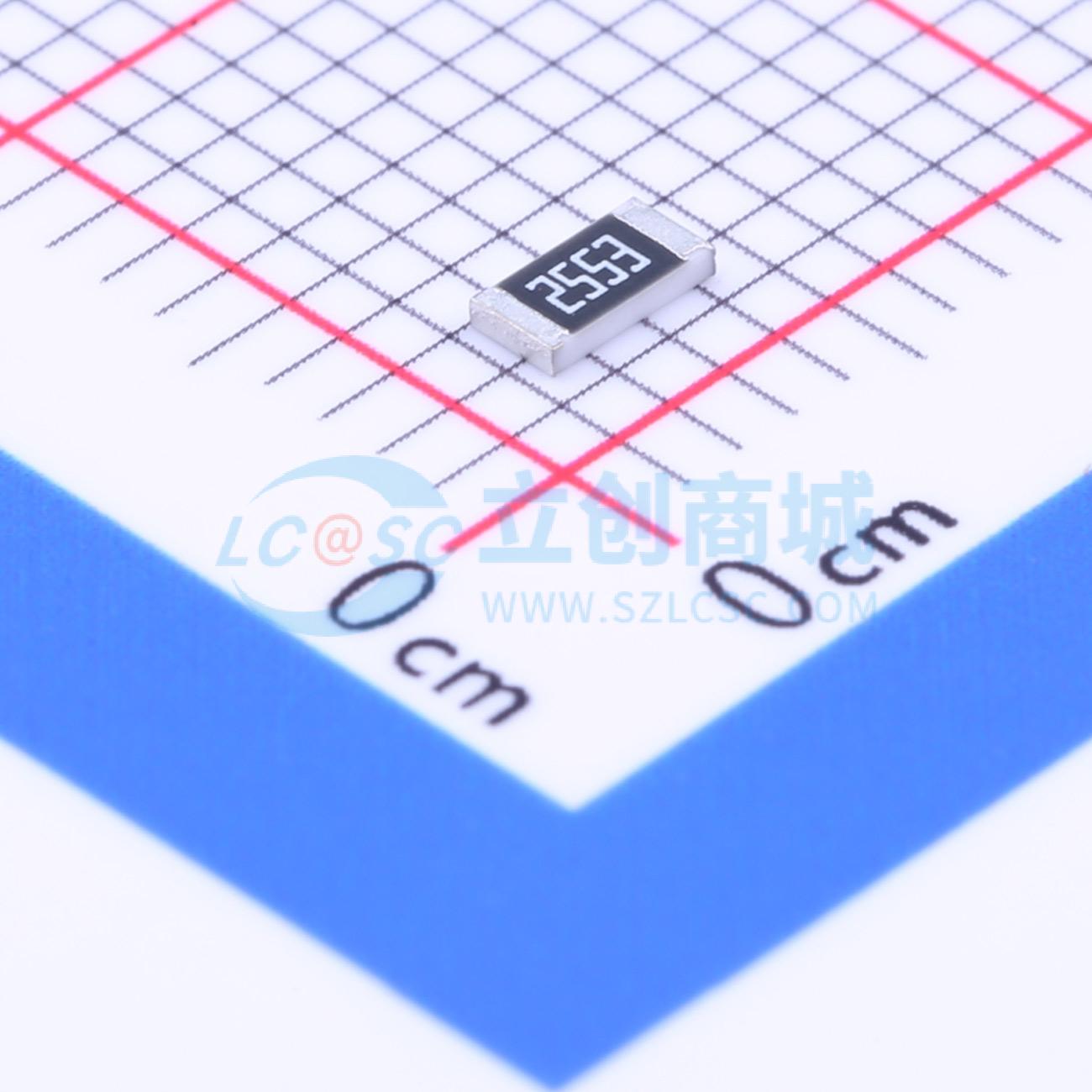 点击查看大图 CR1206F255KP05Z实物图