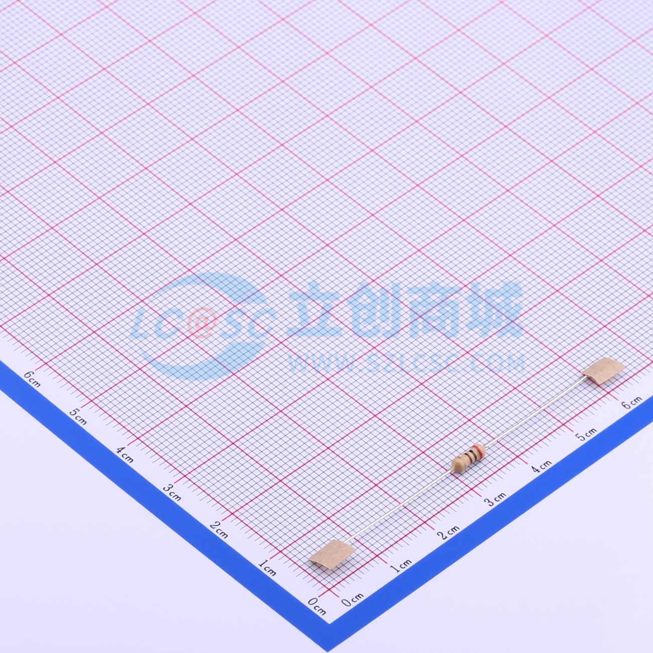 点击查看大图 RD 1/4W 200R J T/B A1实物图