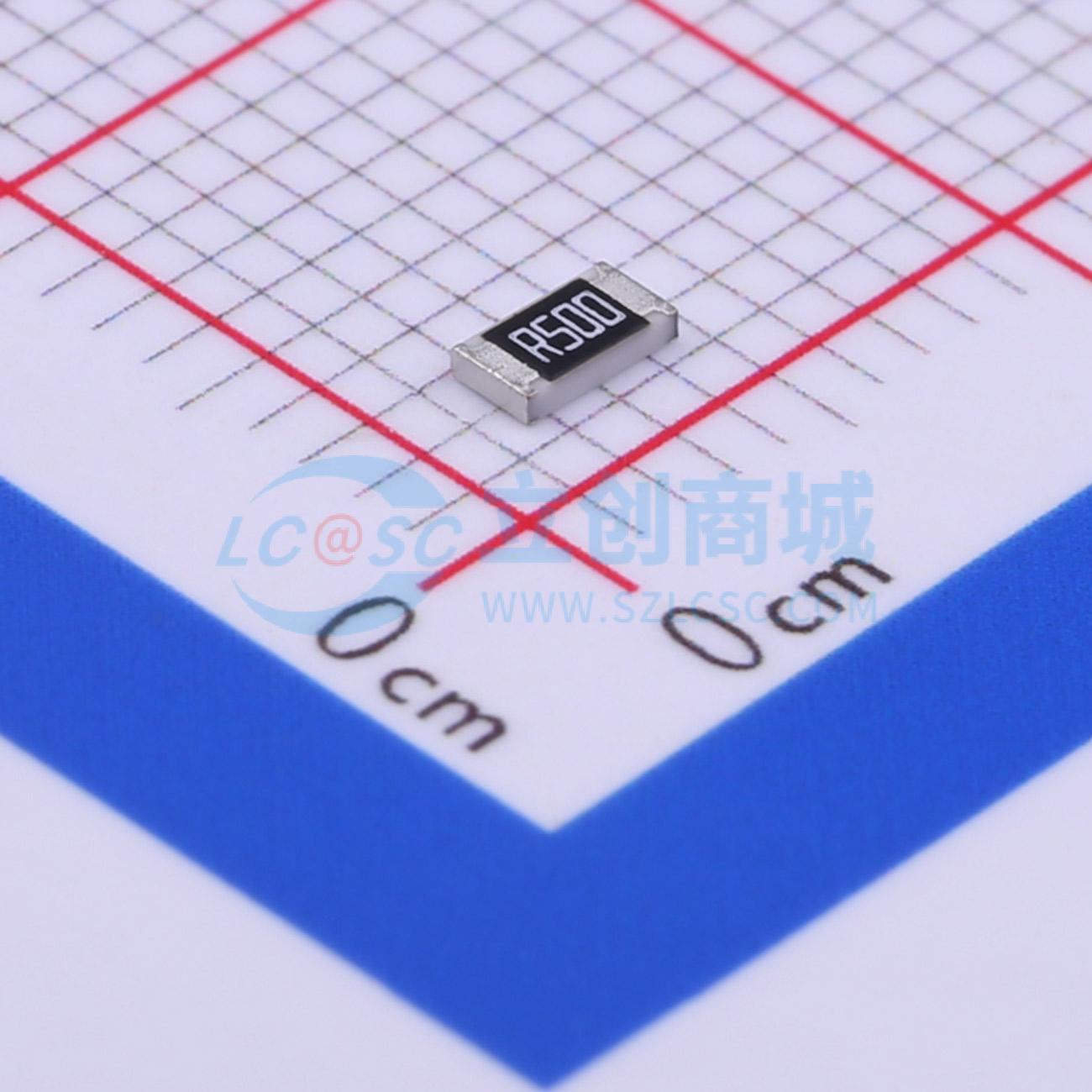 点击查看大图 CSR1206FTR500实物图