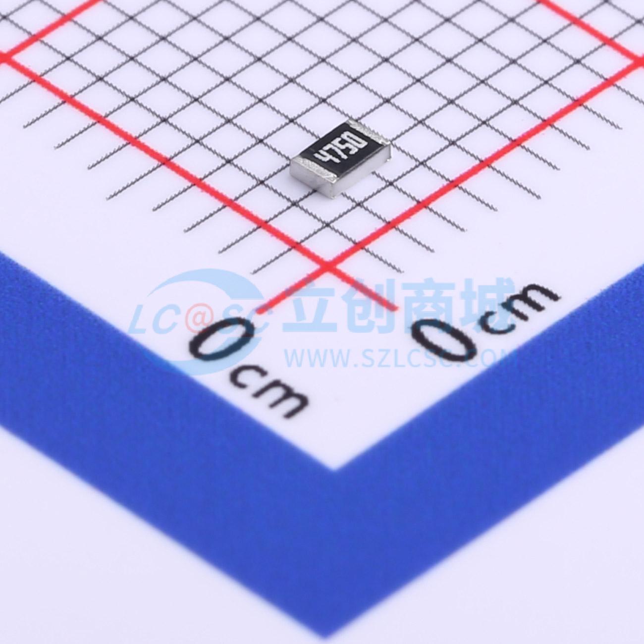 点击查看大图 RC0805DR-07475RL实物图