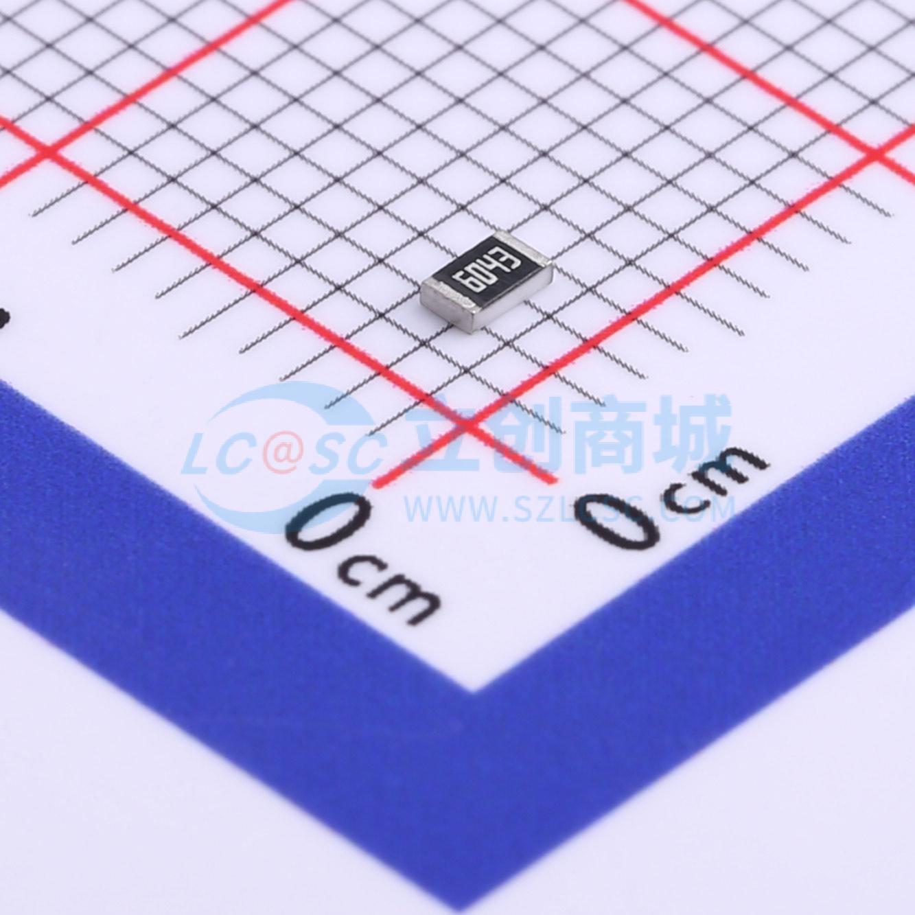 点击查看大图 RC0805DR-07604KL实物图