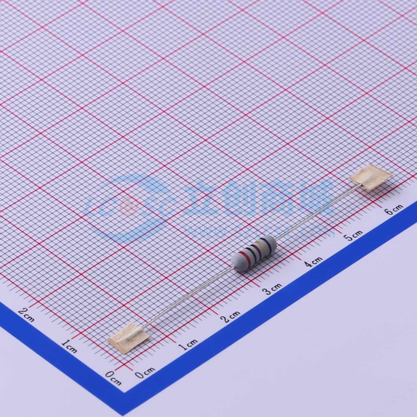 KNP1/2W-200Ω±5%-2T52实物图