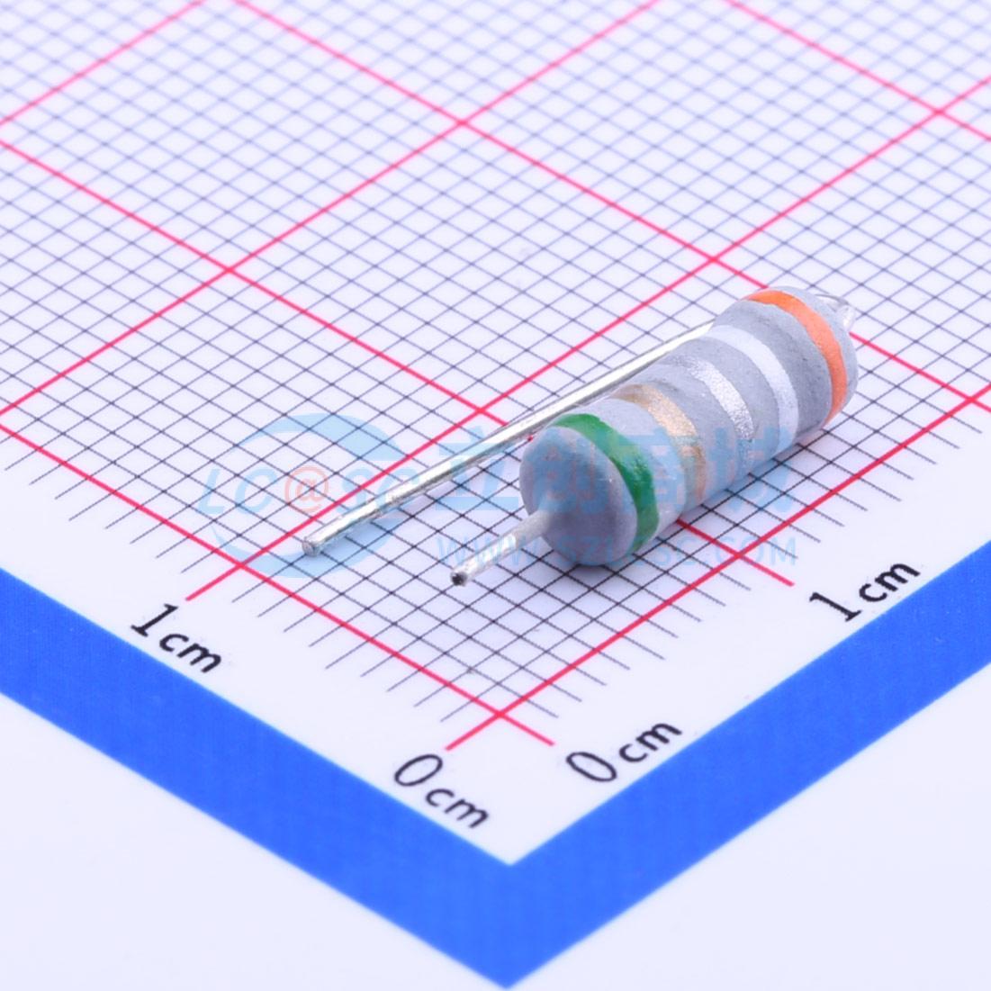 点击查看大图 NKNP1W-0.39Ω±5% F型实物图