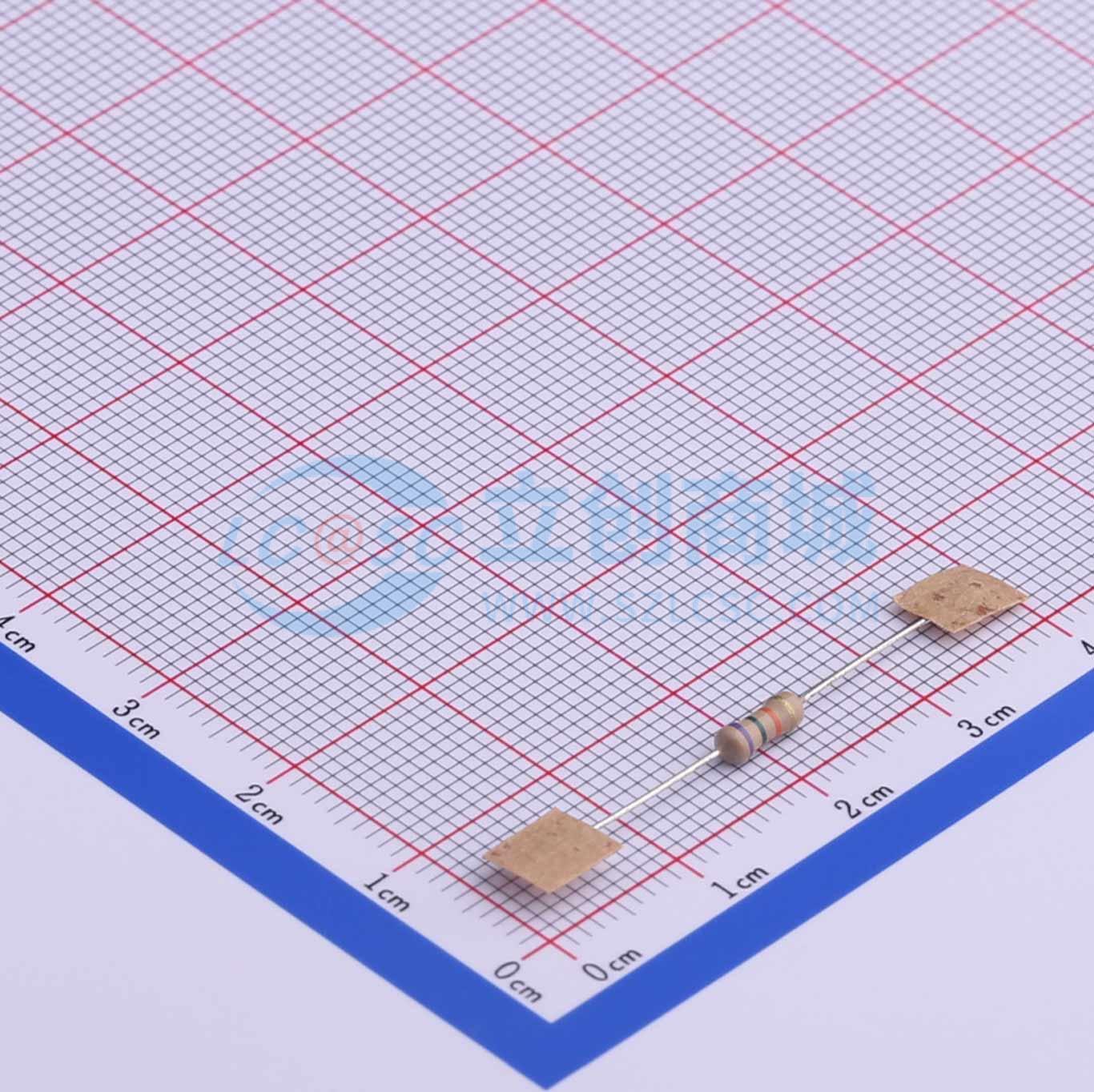 点击查看大图 CR1/4W-75K±5%-ST52实物图