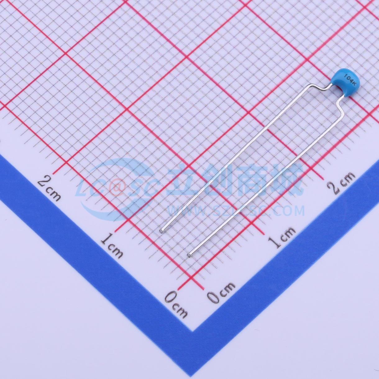 点击查看大图 RCER71H104K0K1H03B实物图