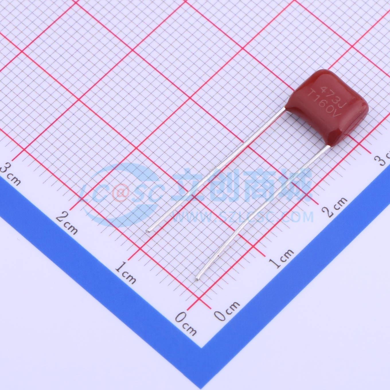 点击查看大图 CL21-0.047uF160V 5%实物图