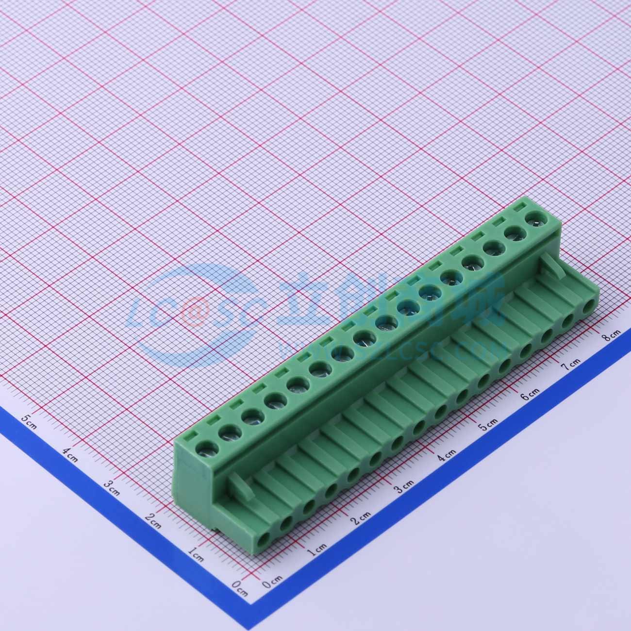 点击查看大图 KF2EDGK-5.08-16P实物图