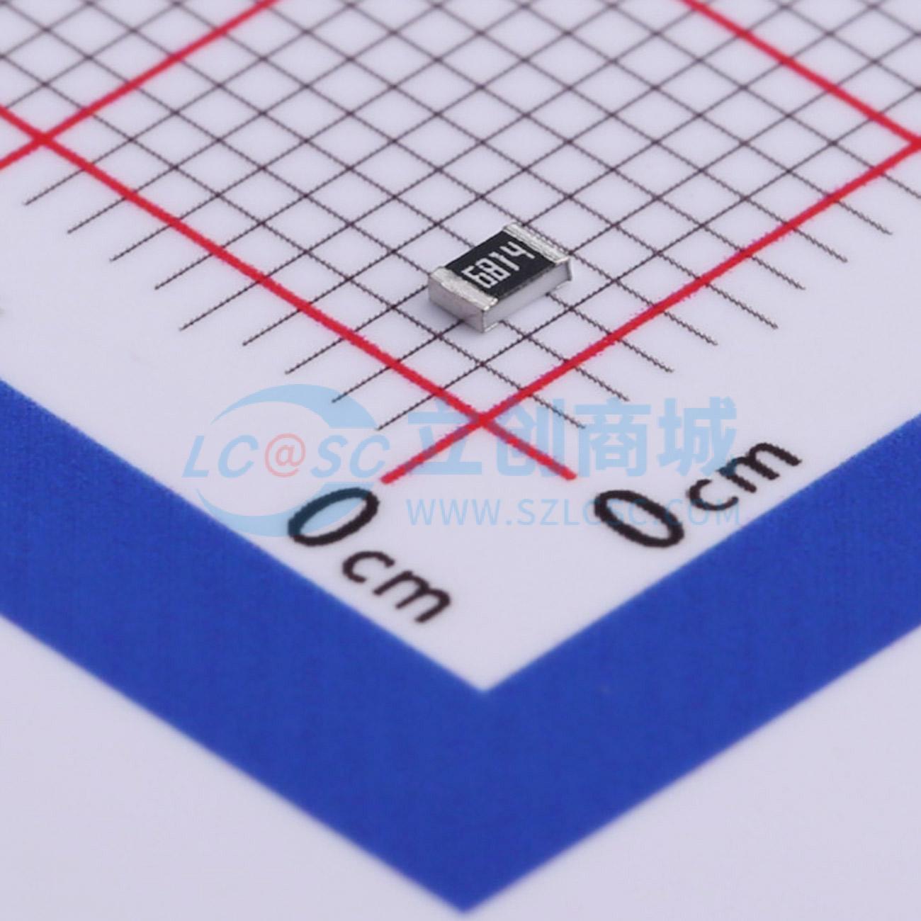 点击查看大图 AC0805FR-076M81L实物图