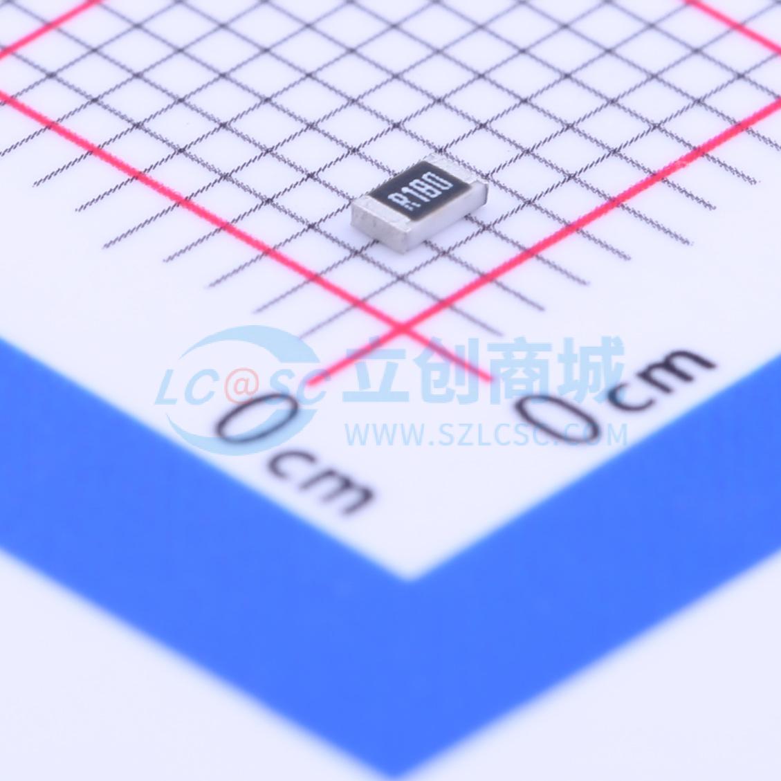 点击查看大图 CR0805FR180P05Z实物图