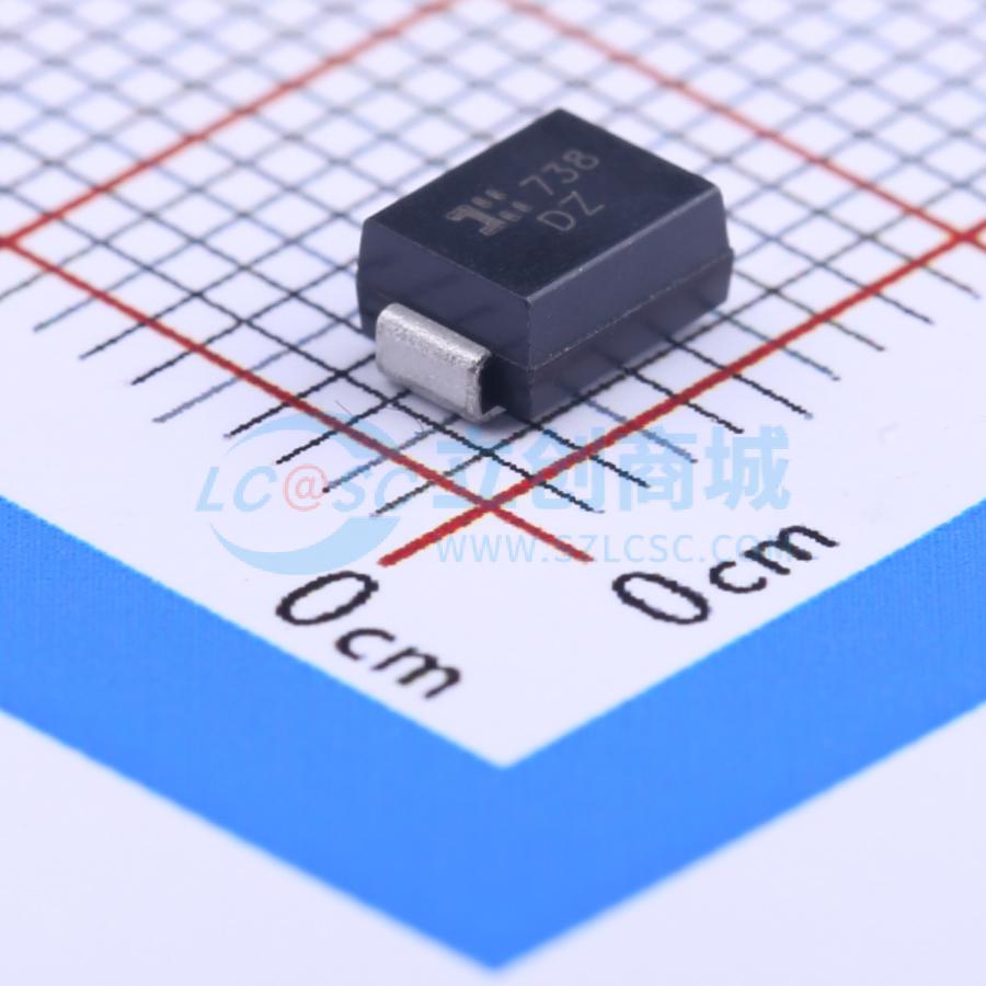 点击查看大图 SMBJ100CA-13-F实物图