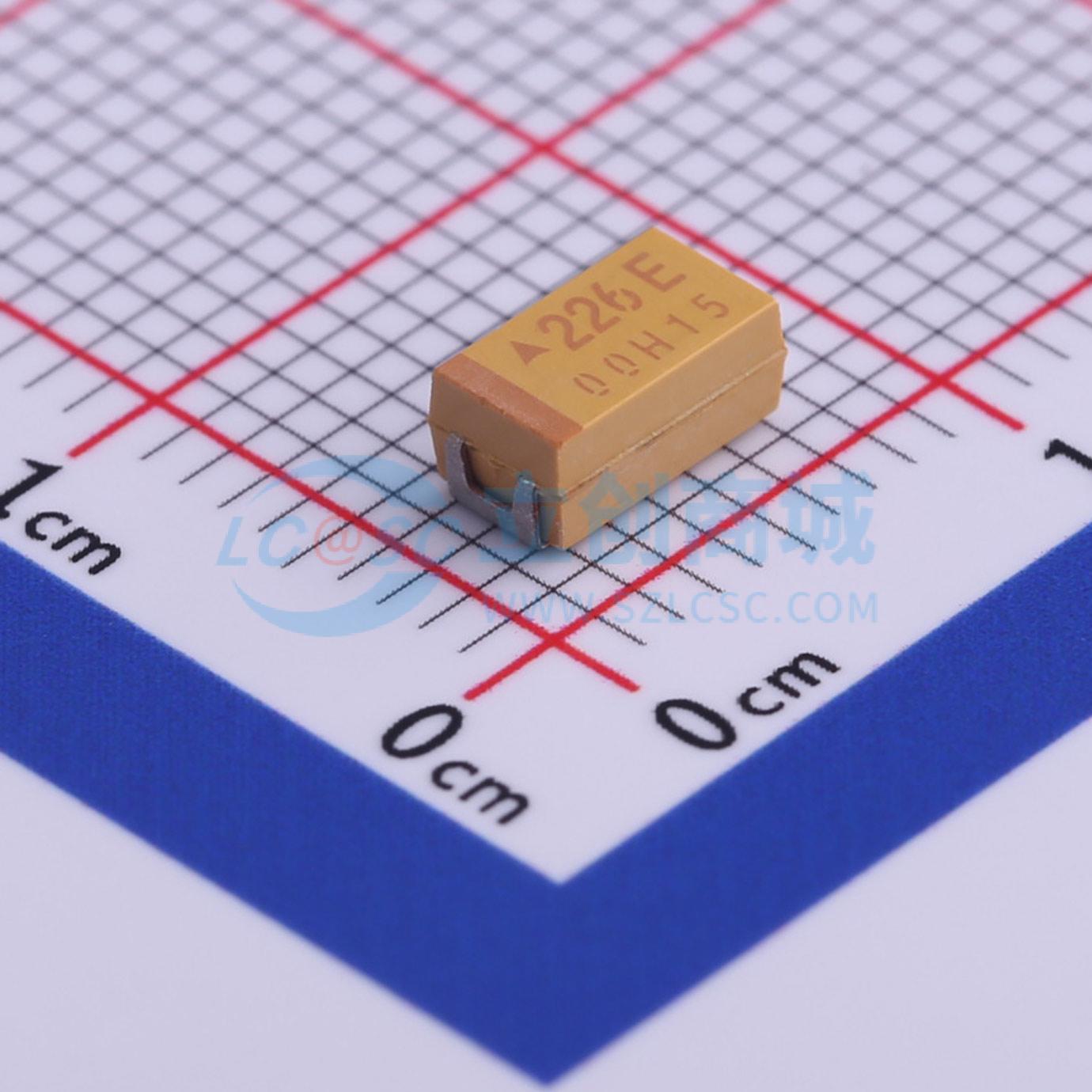 点击查看大图 TAJC226M025RNJ实物图