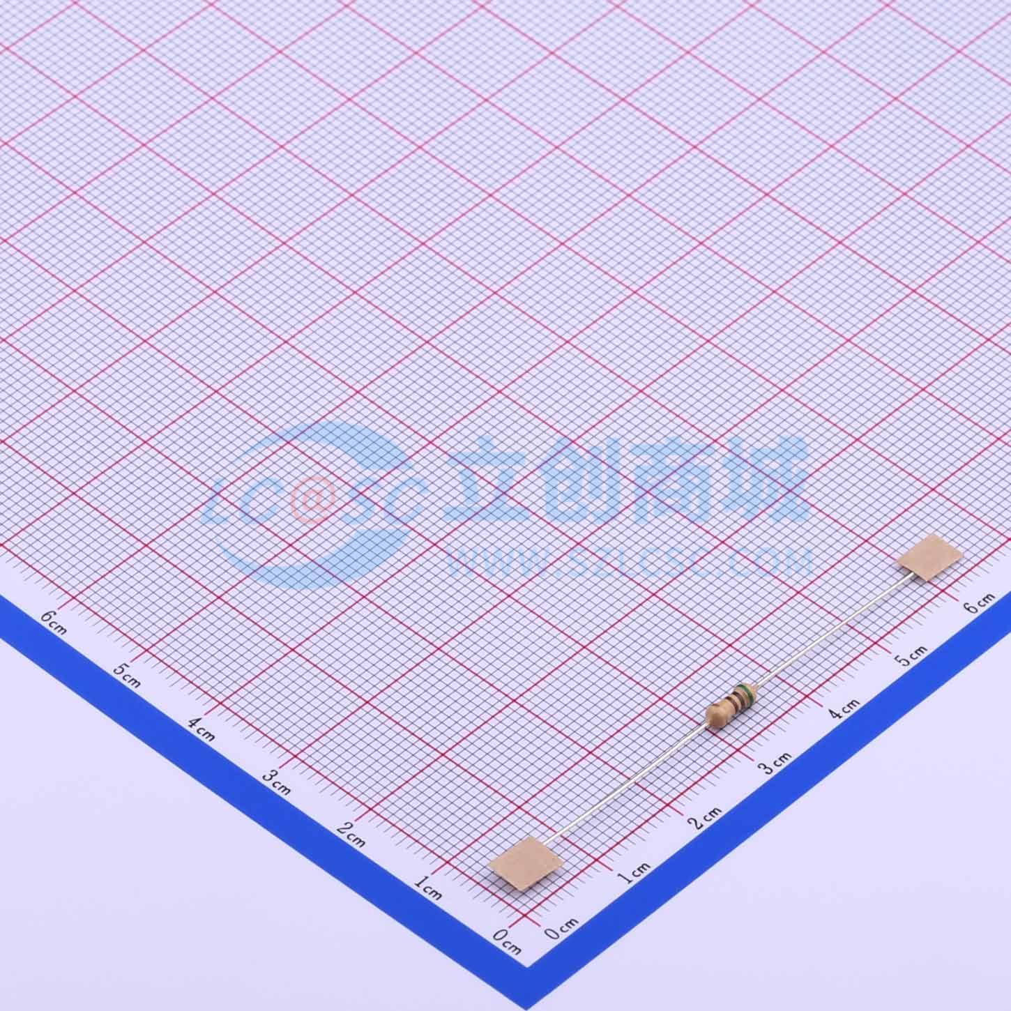 点击查看大图 RD 1/4W 510R J T/B A1实物图