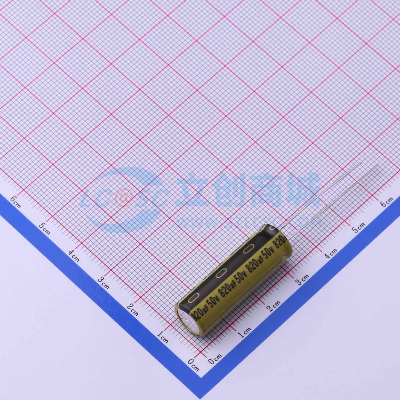 点击查看大图 LKME3001H821MF实物图