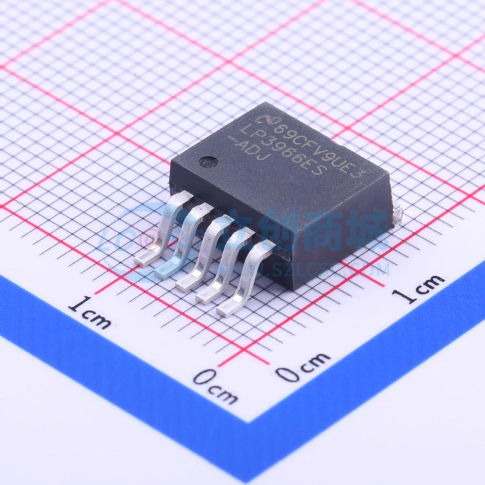 点击查看大图 LP3966ESX-ADJ/NOPB实物图