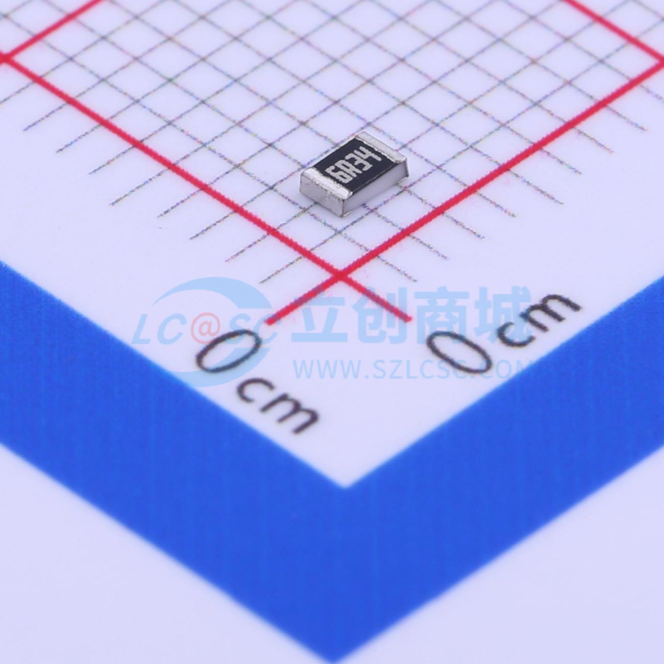 点击查看大图 AC0805FR-076R34L实物图