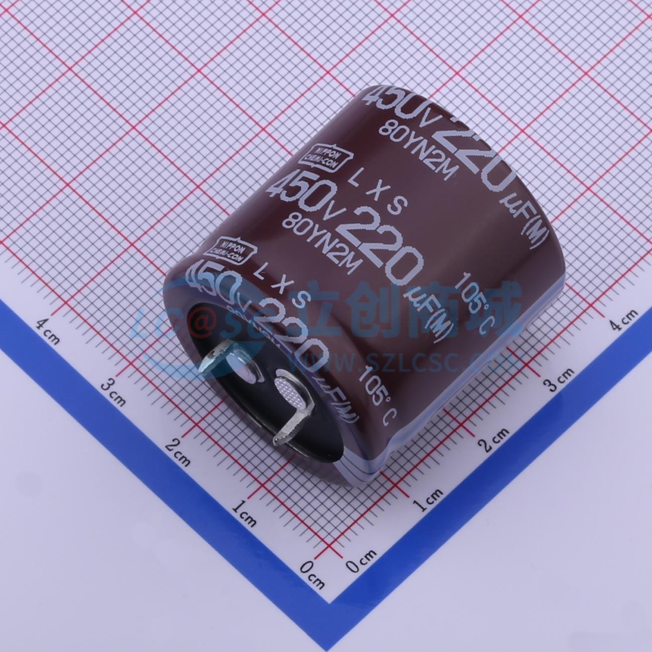 点击查看大图 ELXS451VSN221MR30S实物图